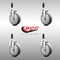 Service Caster 5 Inch 316SS Thermoplastic Rubber Swivel 3/4 Inch Expanding Stem Caster Set SCC-SS316EX20S514-TPRB-34-4 - alternate 4